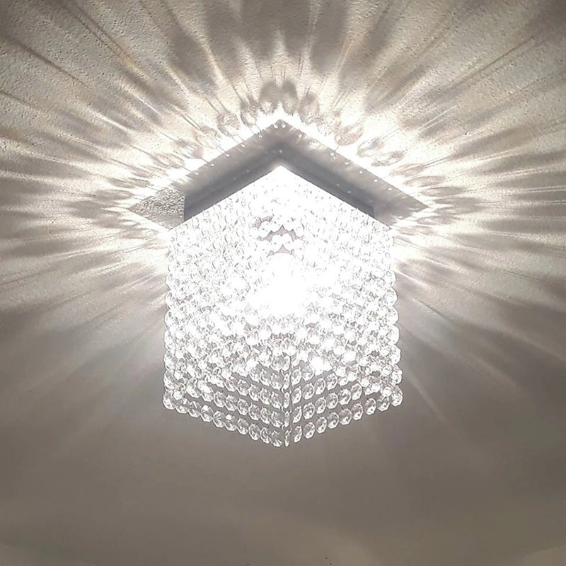 Lustre de cristal brilhante