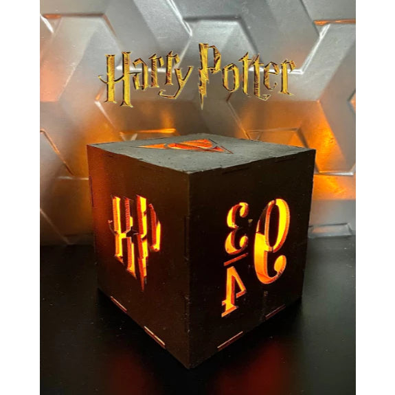 Luminaria Harry Potter/ Com Vela Eletrônica 10X10