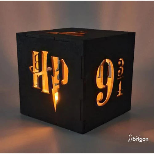 Luminaria Harry Potter/ Com Vela Eletrônica 10X10