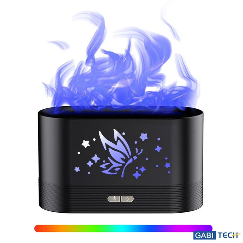 Difusor de Aroma E Umidificador De Ar 7 Cores Led Aromatizador Essencial Óleo Ultrassônico Ambiente