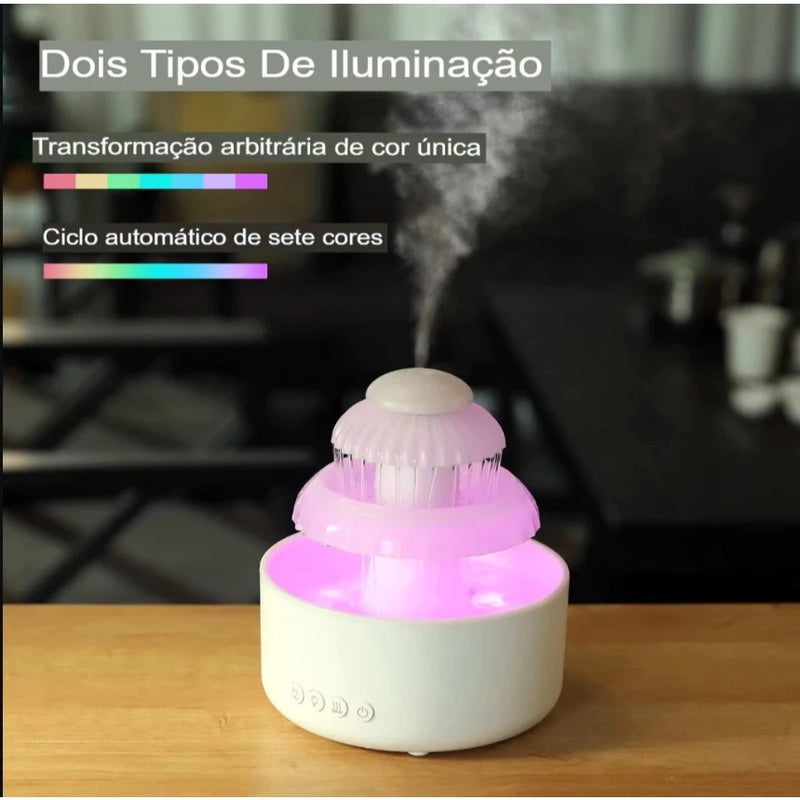 Umidificador de Fluxo de Água Ar Hidratado para o Ambiente